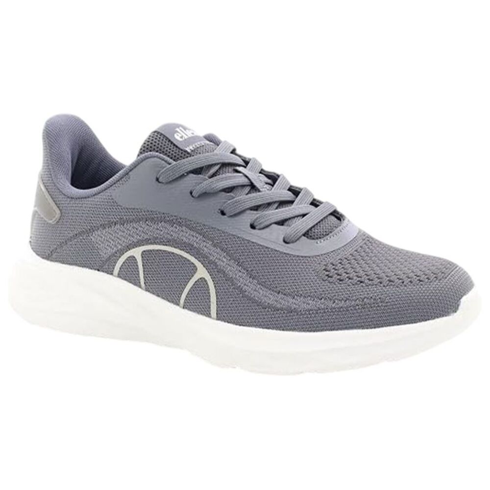 Ellesse Mens Como Leather Flat Sneakers / Gray